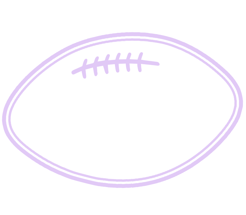 Football First Flag Pull Tag - Sparkle