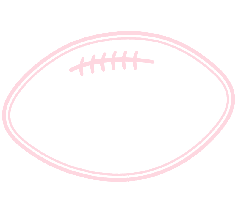 Football Touch Down Tag - Sparkle