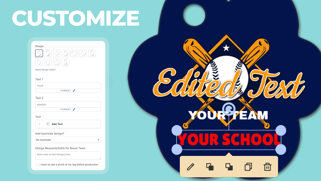How to Customize Existing Tag Designs