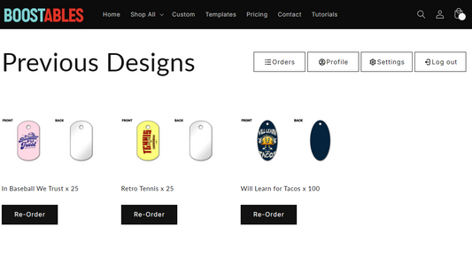 How to Re-Order Your Previous Tags
