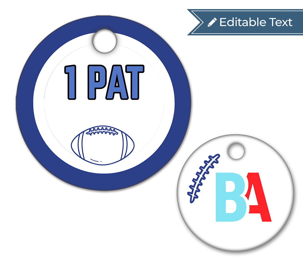 Football 1 Pat Tag - Classic