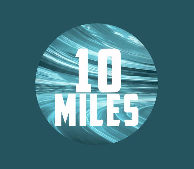 Cross Country 10 Miles Tag