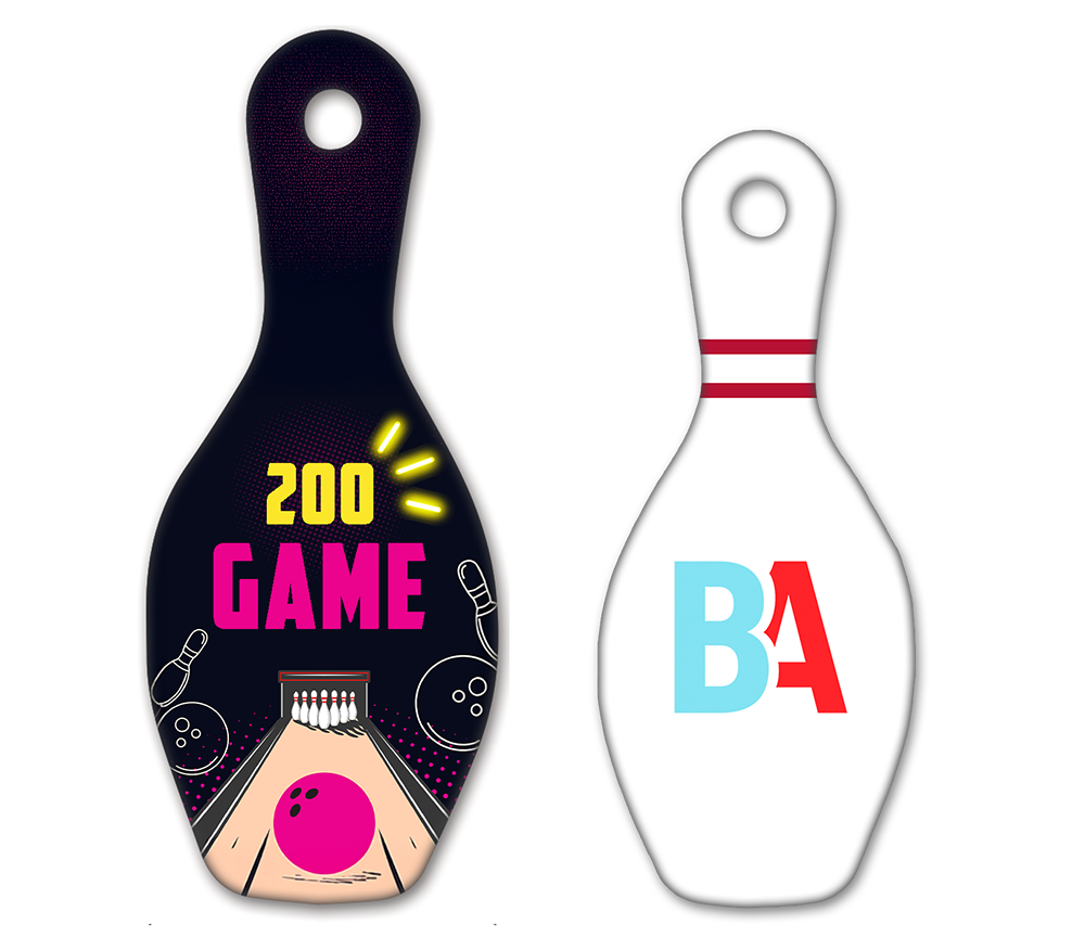 Bowling Pin Swag Tags