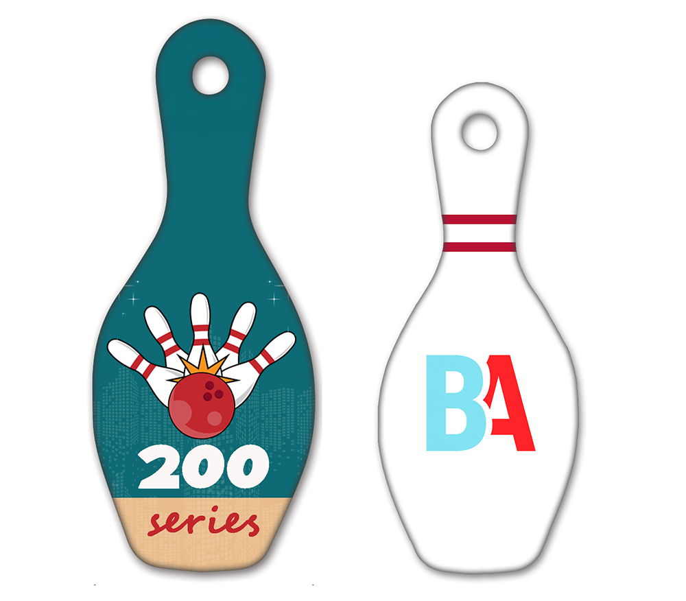 Bowling Pin Swag Tags