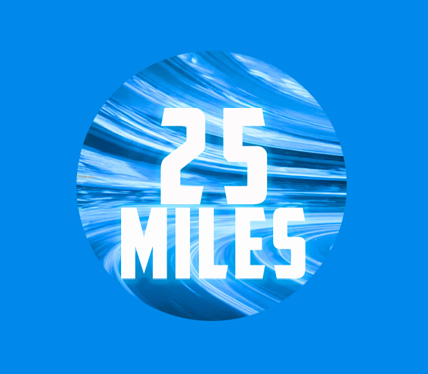 Cross Country 25 Miles Tag