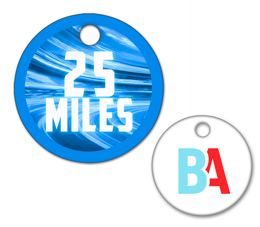 Cross Country 25 Miles Tag