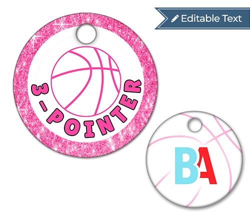 Basketball 3-Pointer Tag - Sparkle