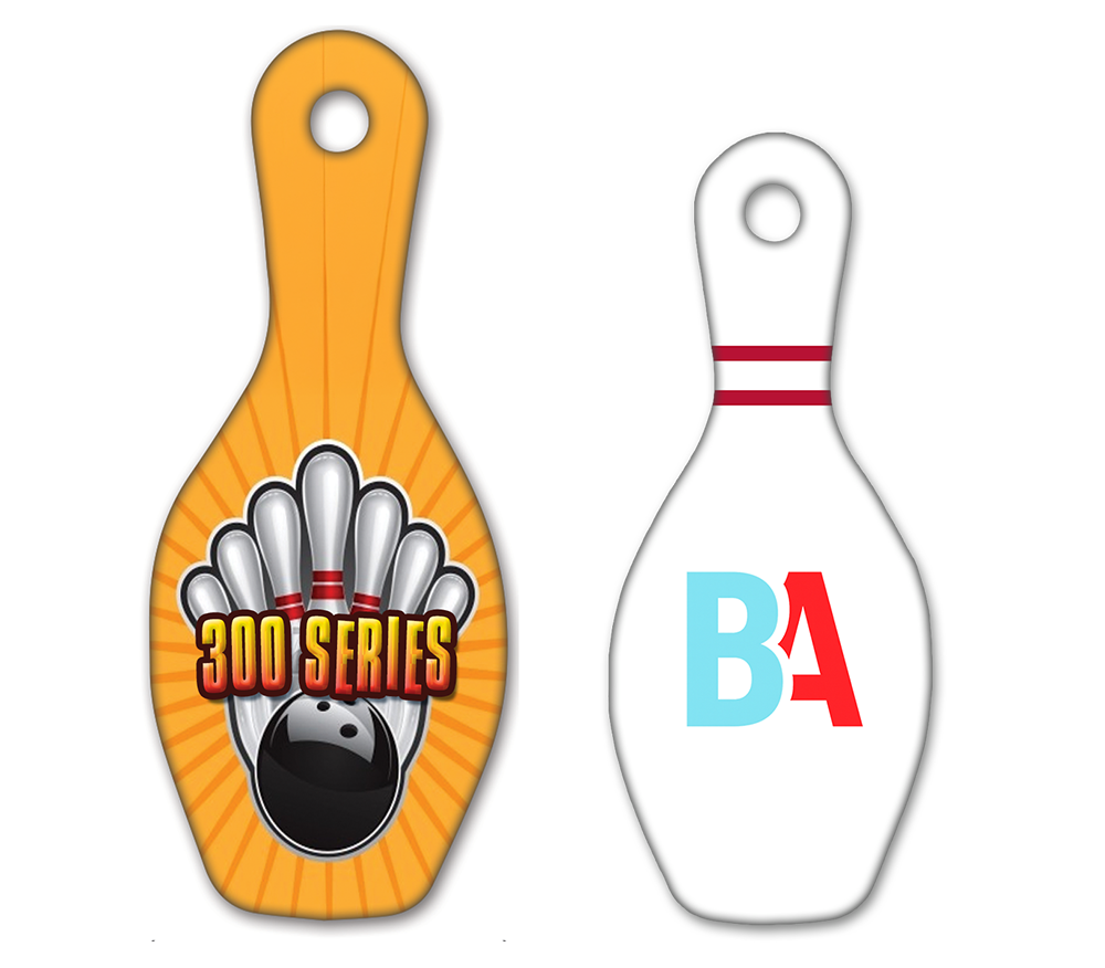 Bowling Pin Swag Tags
