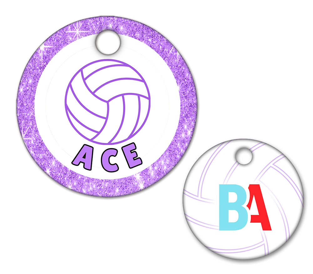 Volleyball Circle Swag Tags