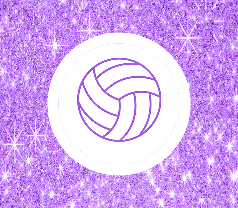 Volleyball Ace Tag - Sparkle
