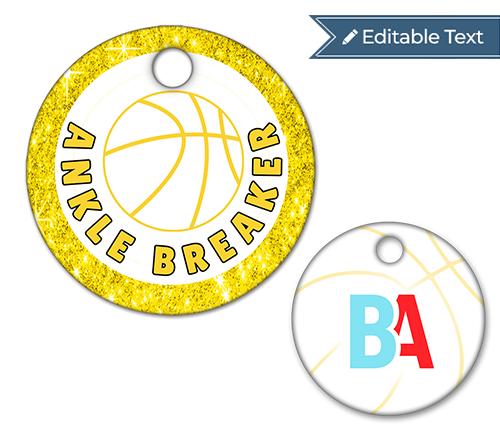 Basketball Ankle Breaker Tag - Sparkle