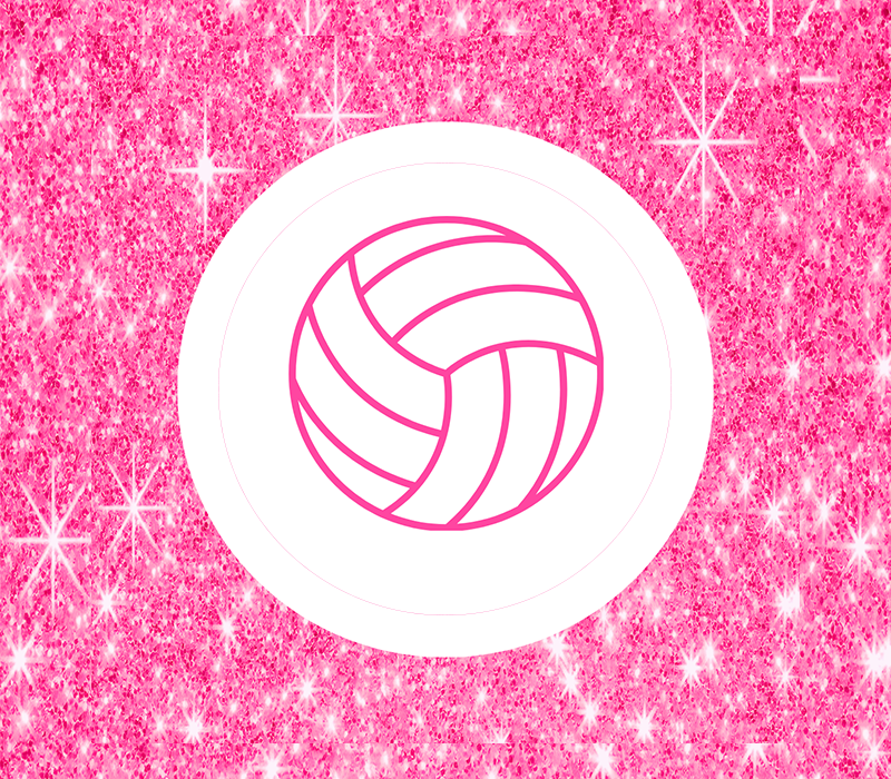 Volleyball Assist Tag - Sparkle