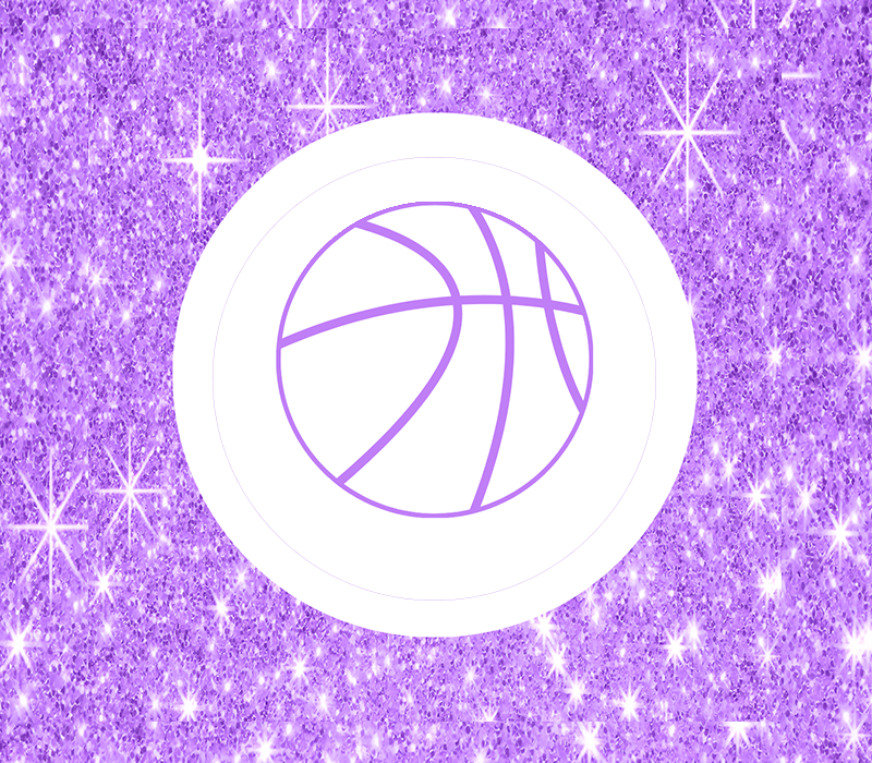 Basketball Assist Tag - Sparkle