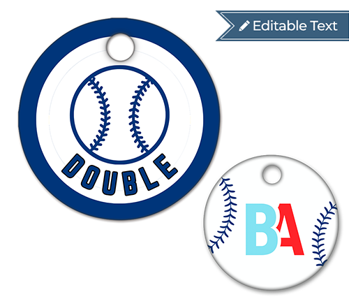 Baseball Double Tag - Classic