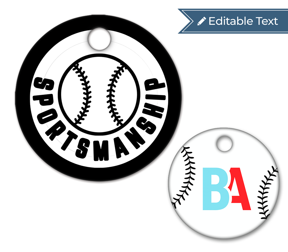 Baseball Sportsmanship Tag - Classic
