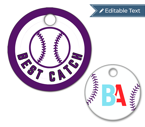 Baseball Best Catch Tag - Classic