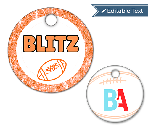 Football Blitz Tag - Sparkle