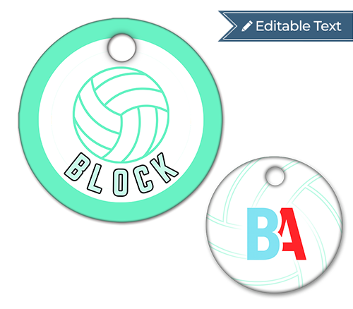 Volleyball Block Tag - Classic
