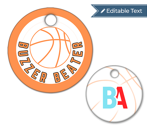 Basketball Buzzer Beater Tag - Classic