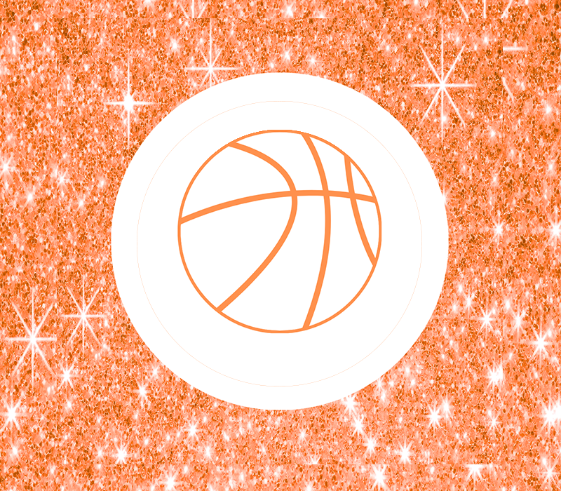 Basketball Buzzer Beater Tag - Sparkle