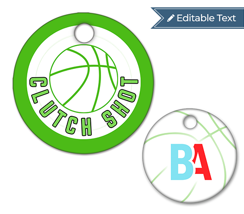 Basketball Clutch Shot Tag - Classic