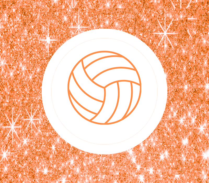 Volleyball Dig Tag - Sparkle