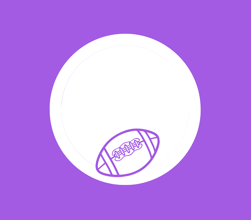 Football First Flag Pull Tag - Classic