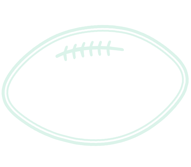 Football Five Flag Pulls Tag - Sparkle