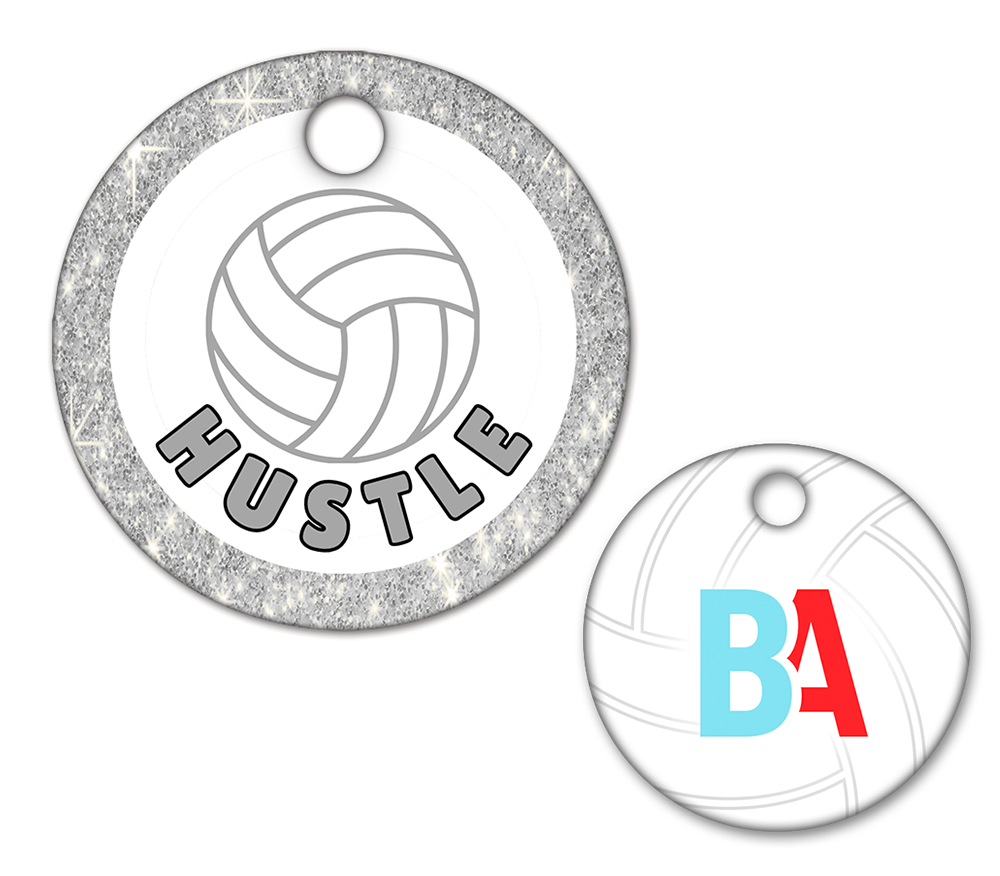 Volleyball Circle Swag Tags