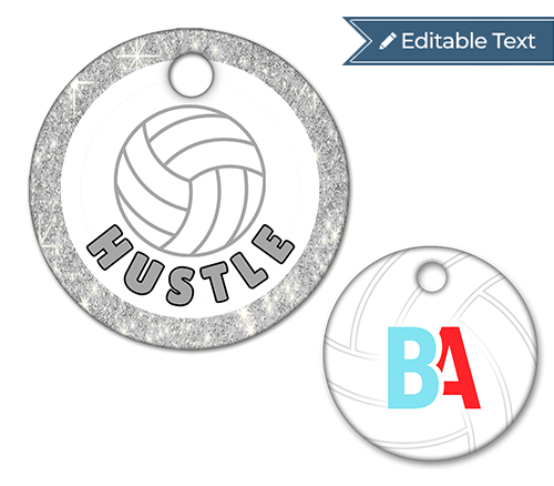 Volleyball Hustle Tag - Sparkle