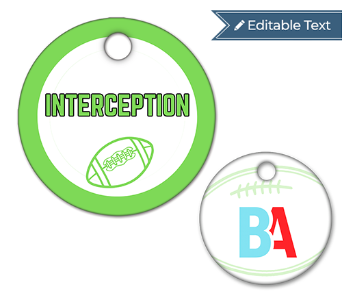 Football Interception Tag - Classic