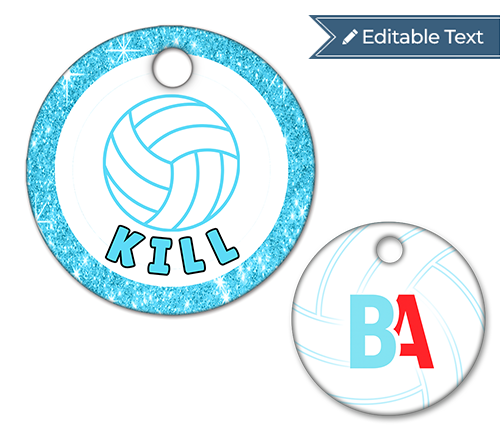 Volleyball Kill Tag - Sparkle