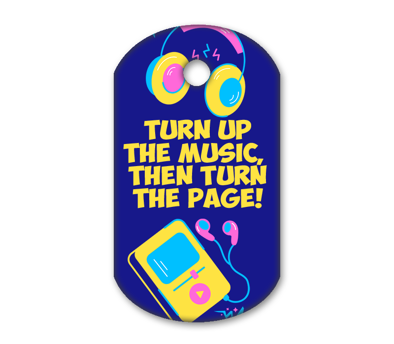 Turn Up The Music, Then Turn The Page!