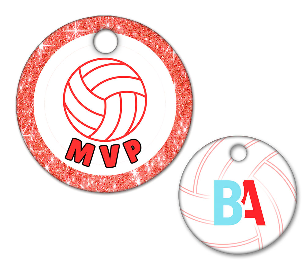 Volleyball Circle Swag Tags