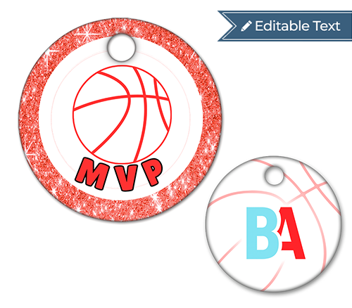 Basketball MVP Tag - Sparkle