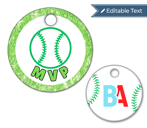Softball MVP Tag - Sparkle