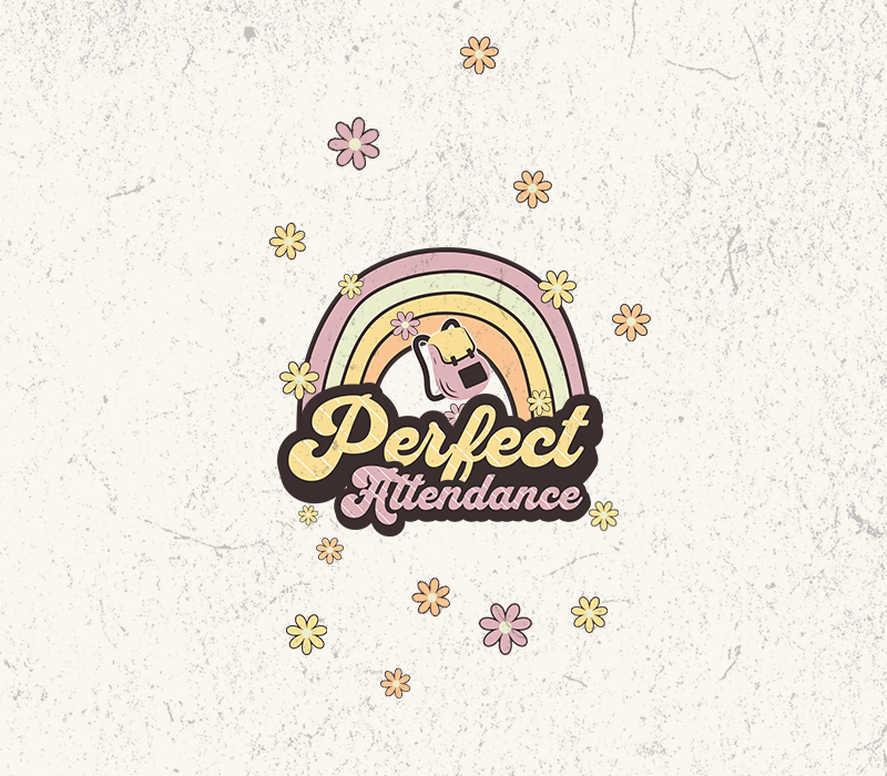 Rainbow Perfect Attendance