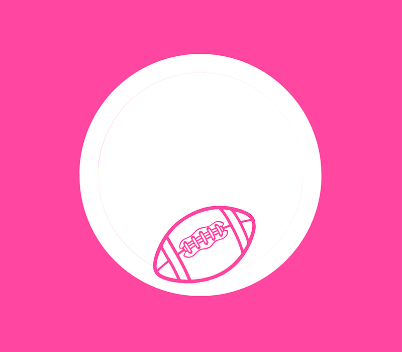 Football Screaming Eagle Tag - Classic