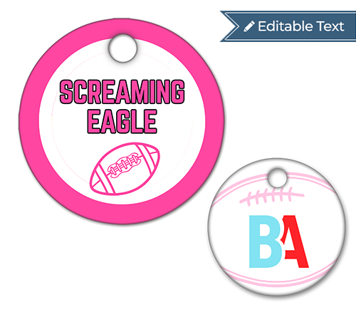Football Screaming Eagle Tag - Classic