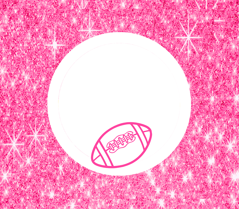 Football Screaming Eagle Tag - Sparkle