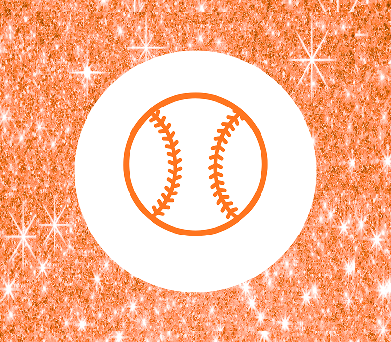 Softball Star Pitcher Tag - Sparkle