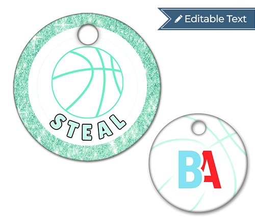 Basketball Steal Tag - Sparkle