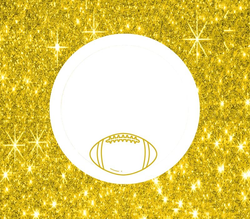 Football Sticky Hands Tag - Sparkle
