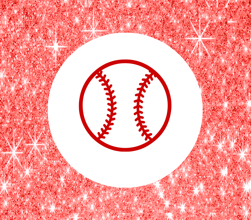 Softball RBI Tag - Sparkle