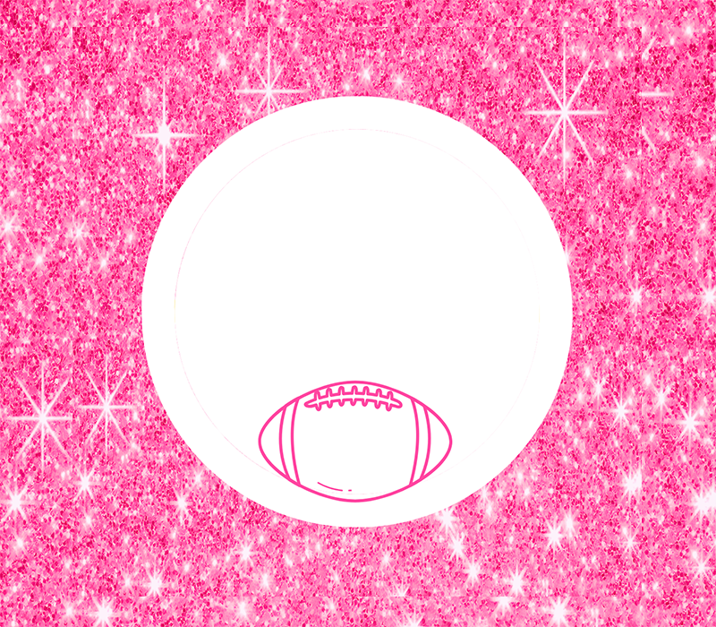 Football Screaming Eagle Tag - Sparkle