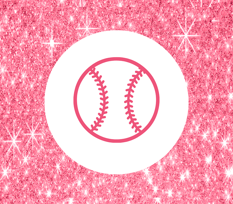 Softball RBI Tag - Sparkle